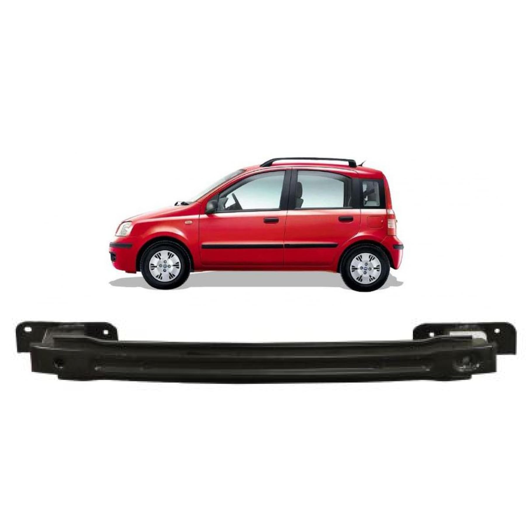 DM Autoteile 185252 Stoßstangenträger Träger hinten kompatibel für Fiat Panda 03-11 von DM Autoteile