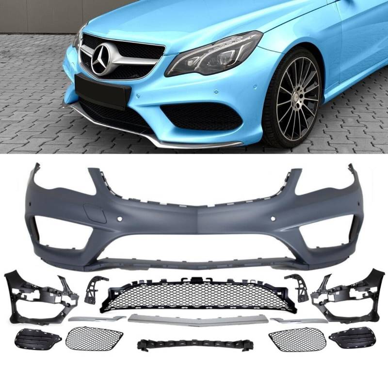 DM Autoteile 2535 Sport Stoßstange vorne kompatibel für Mercedes C207 Coupe A207 Cabrio 2013-2017 AMG-Line von DM Autoteile