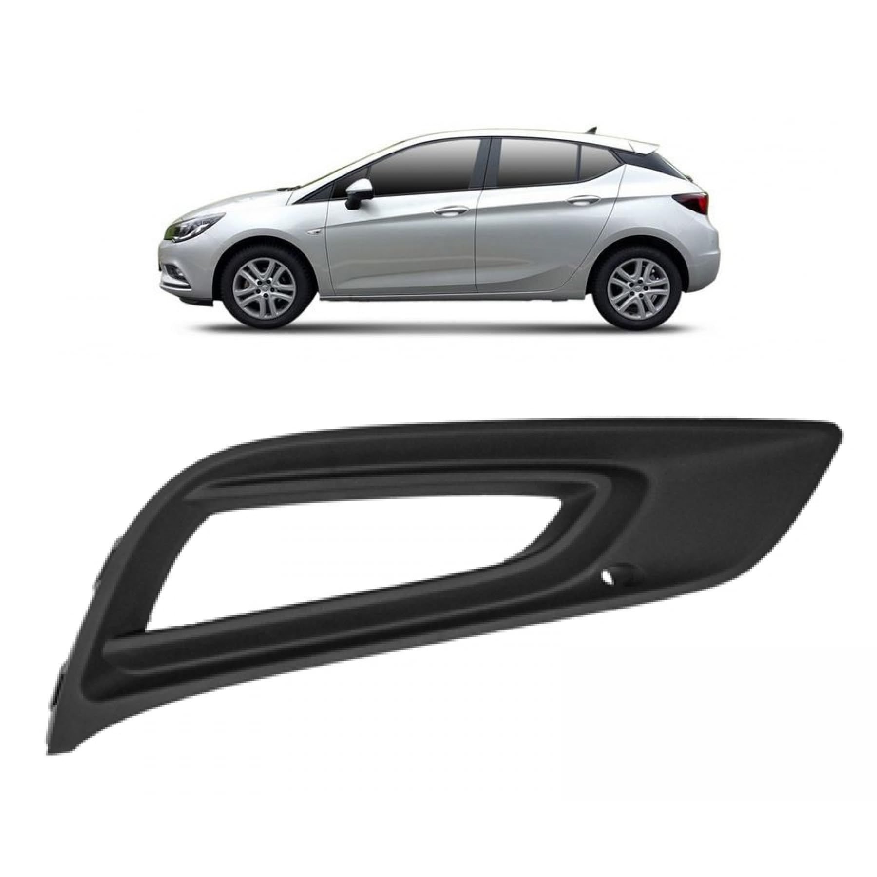 DM Autoteile 284510 Nebelscheinwerfer Gitter Blende vorne rechts kompatibel für Opel Astra K B16 Bj. 2015-2019 von DM Autoteile