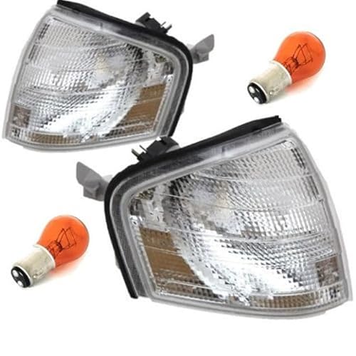 DM Autoteile 2122 Mercedes C W202 S202 j 93-00 Front Blinker Set vorne Weiß Glas+ Birnen von DM Autoteile