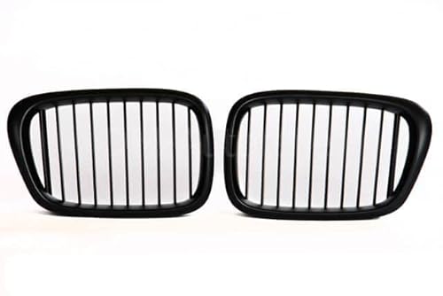 DM Autoteile 2x Grill Kühlergrill Schwarz Seidenmatt passend für 5er E39 + M M5 95-03 von DM Autoteile