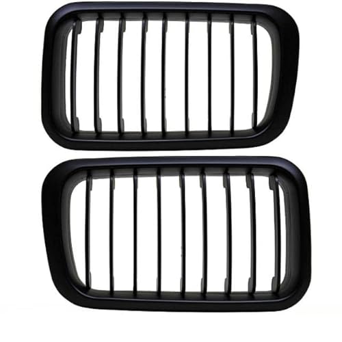 DM Autoteile 2x Kühlergrill SET Schwarz Matt passend für E36 ALLE MODELLE o.Compact 90-96 von DM Autoteile