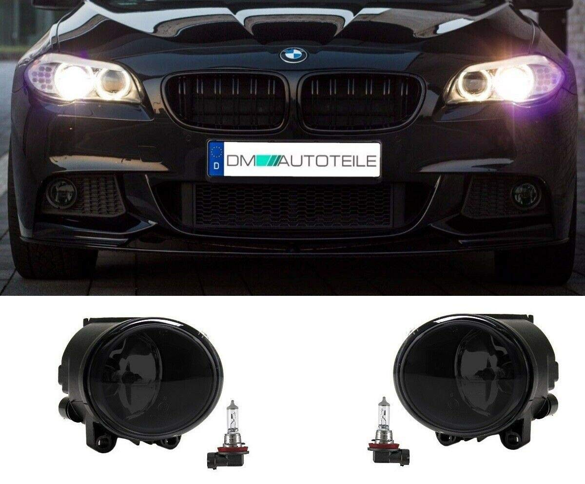 DM Autoteile 2xH11 Nebelscheinwerfer Smoke Schwarz kompatibel für BMW X5 F22 F23 E92 E93 F10 F11 M-Paket von DM Autoteile