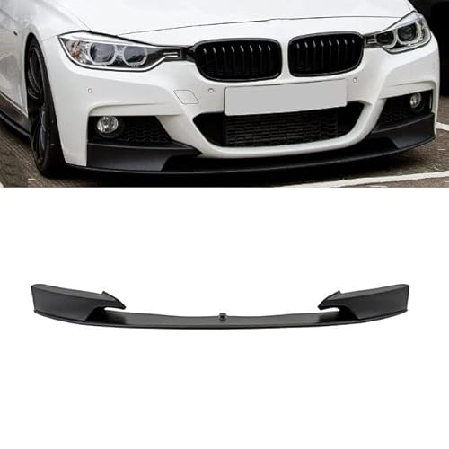 DM Autoteile 3-1552 Frontspoiler Lippe Sport-Performance Schwarz Matt kompatibel für BMW 3er F30 F31 mit M-Paket von DM Autoteile