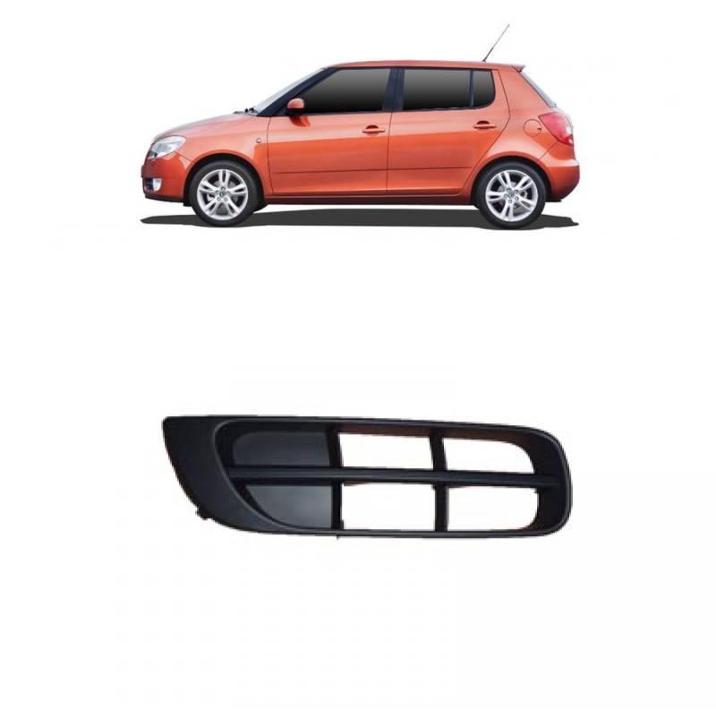 DM Autoteile 331004 Stoßstangen Gitter Blende vorne rechts kompatibel für Skoda Fabia II 542 Baujahr 2007-2010 von DM Autoteile