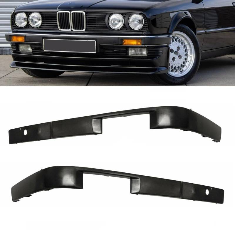 DM Autoteile 6543 SET Stoßstangenleiste vorne (LINKS & RECHTS) kompatibel für BMW E30 Facelift 09/87 > von DM Autoteile