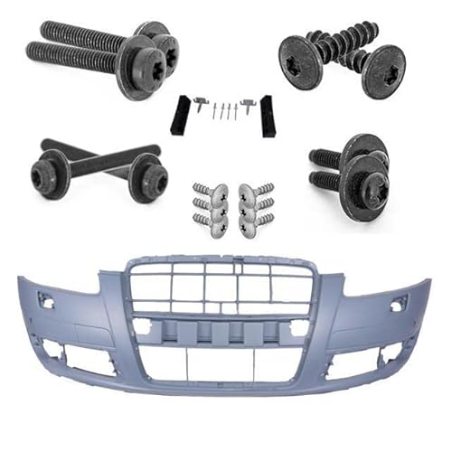 DM Autoteile A6 C6 4F Stoßstange vorne grundiert SRA/PDC Limo Avant 2004-2008 +MONTAGEKIT von DM Autoteile