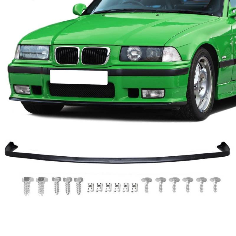 DM Autoteile 1158 Evo Lippe GT Spoilerlippe kompatibel für BMW E36 M3 M Stoßstange +Schrauben +*ABE von DM Autoteile