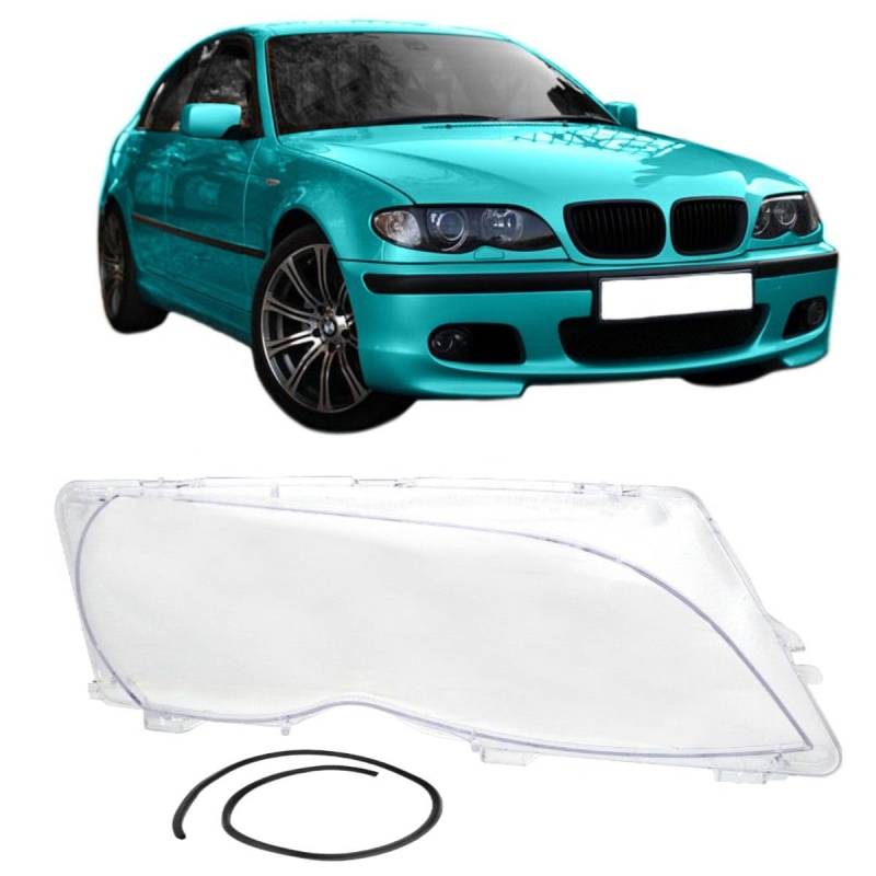 DM Autoteile 1268 FACELIFT Limo Touring Xenon Halogen Scheinwerfer Glas Rechts kompatibel für BMW E46 von DM Autoteile