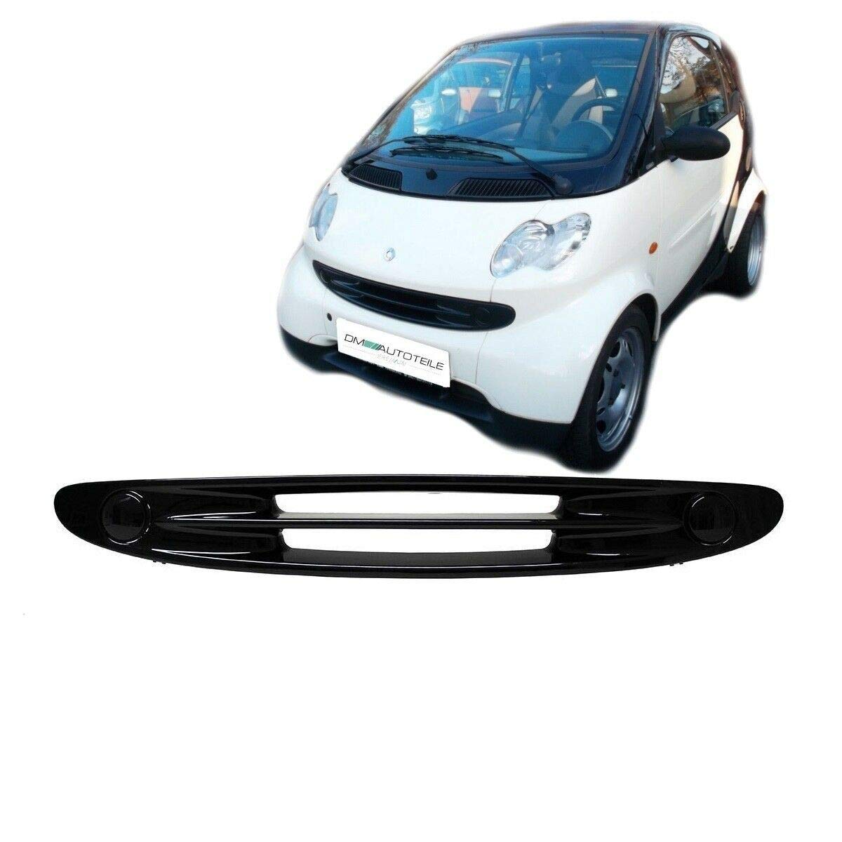 DM Autoteile 23317 Smart Fortwo Coupe Cabrio 450 Kühlergrill Gitter ABS Schwarz Lackiert ab 03-07 von DM Autoteile