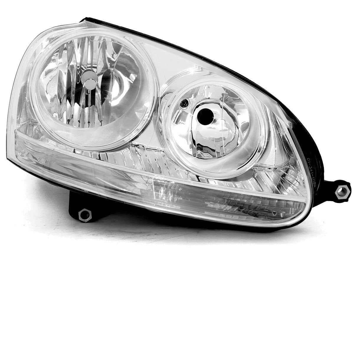 DM Autoteile Golf 5 V Scheinwerfer Rechts Chrom Halogen H7/H7+STELLMOTOR auch Jetta 05-10 von DM Autoteile