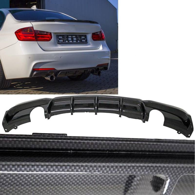 DM Autoteile Heckdiffusor hinten 335 Carbon Sport-Performance passend für F30 F31 M-Paket von DM Autoteile