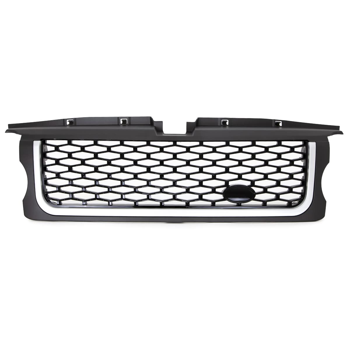 DM Autoteile Kühlergrill Frontgrill schwarz passt für Range Rover Sport L320 Bj 05-10 von DM Autoteile