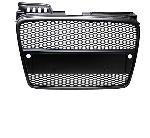 DM Autoteile Kühlergrill Waben Wabengrill Schwarz Seidenmatt passend für A4 B7 04-08 von DM Autoteile