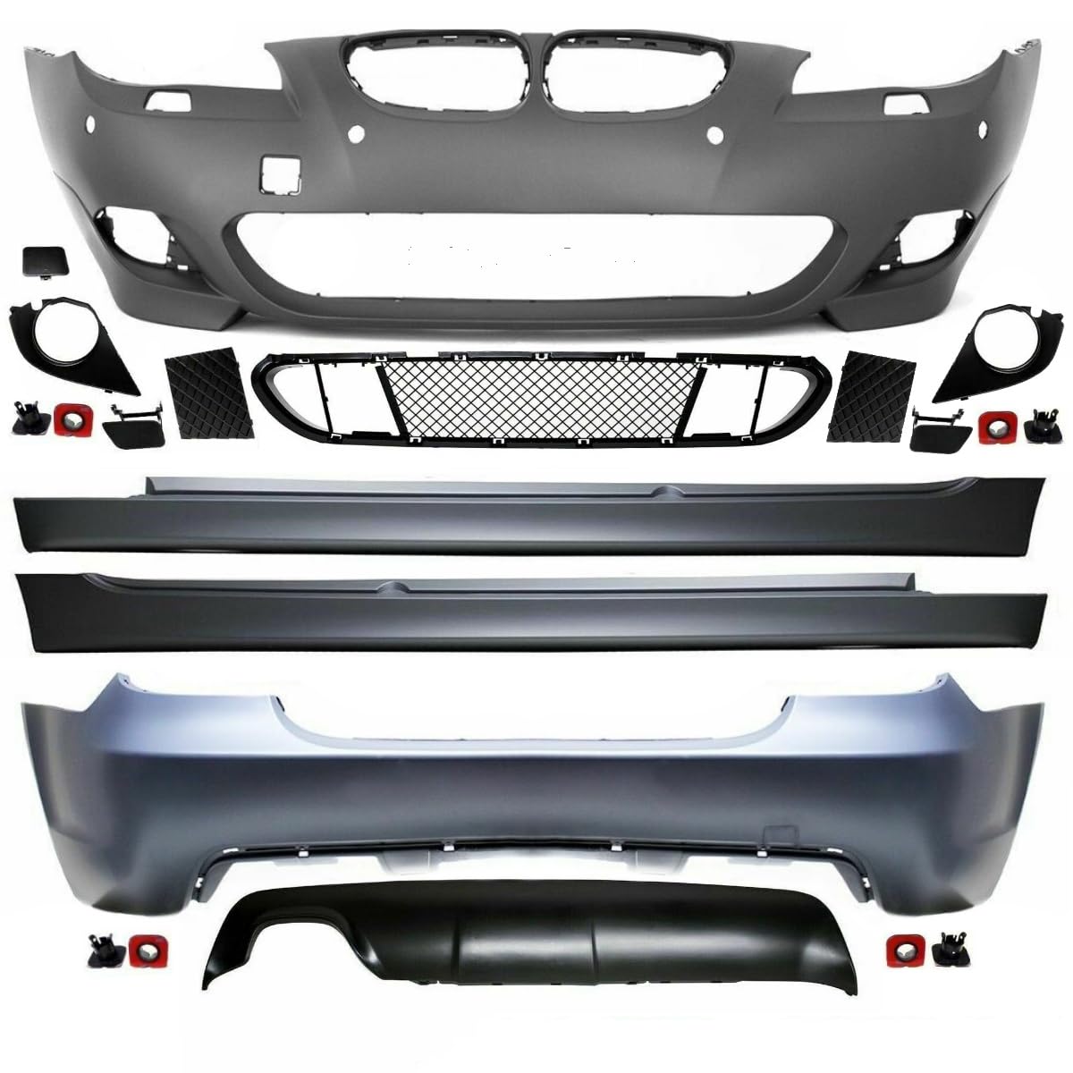 DM Autoteile 1413 Limousine SPORT Stoßstange KOMPLETT BODYKIT kompatibel für BMW E60 auch M PAKET+ABE* von DM Autoteile