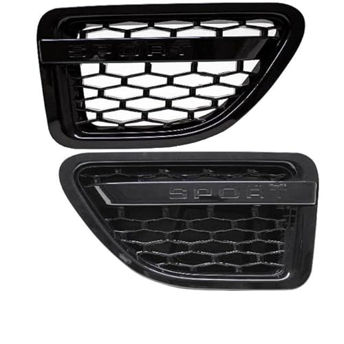 DM Autoteile Range Rover Sport L320 Kotflügel Grill Einsatz Schwarz Hochglanz lackiert 05-10 von DM Autoteile