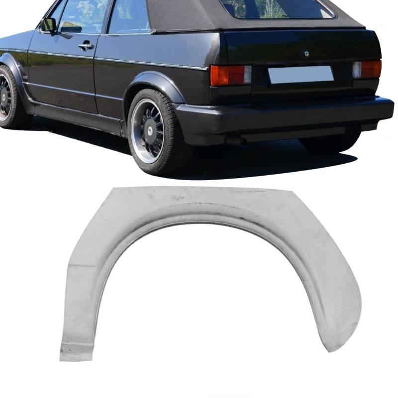 DM Autoteile Reparaturblech Radlauf hinten links passt für Golf 1/Cabrio Bj 74-93 von DM Autoteile