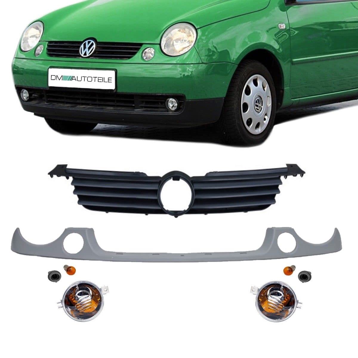 DM Autoteile SET Lupo 6X1/6E1 (Grillblende vorne + Kühlergrill +2x Frontblinker) bj. 98-05 von DM Autoteile