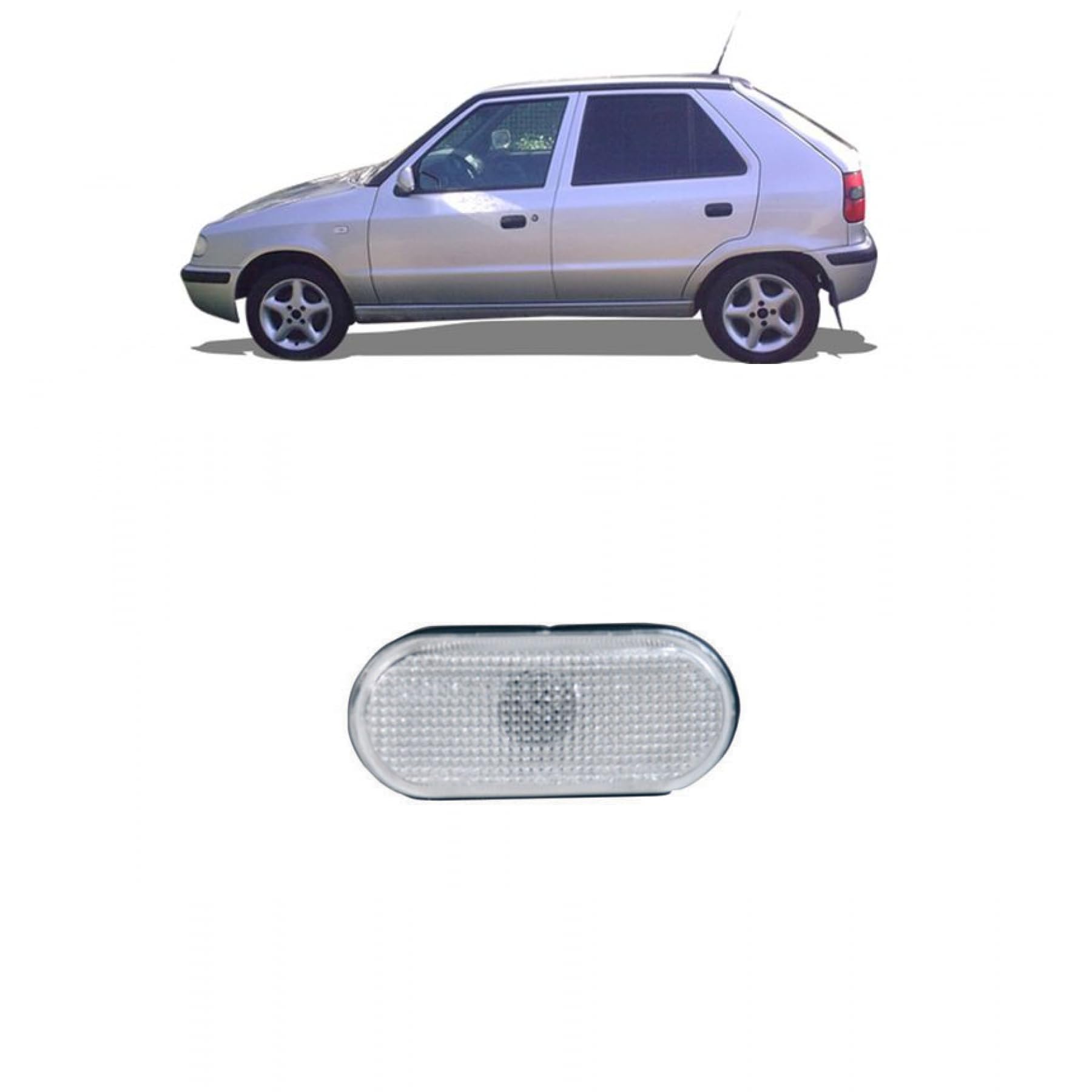 DM Autoteile 140118 Seitenblinker vorne links rechts Lampenträger kompatibel für Skoda Felicia Pick-up von DM Autoteile