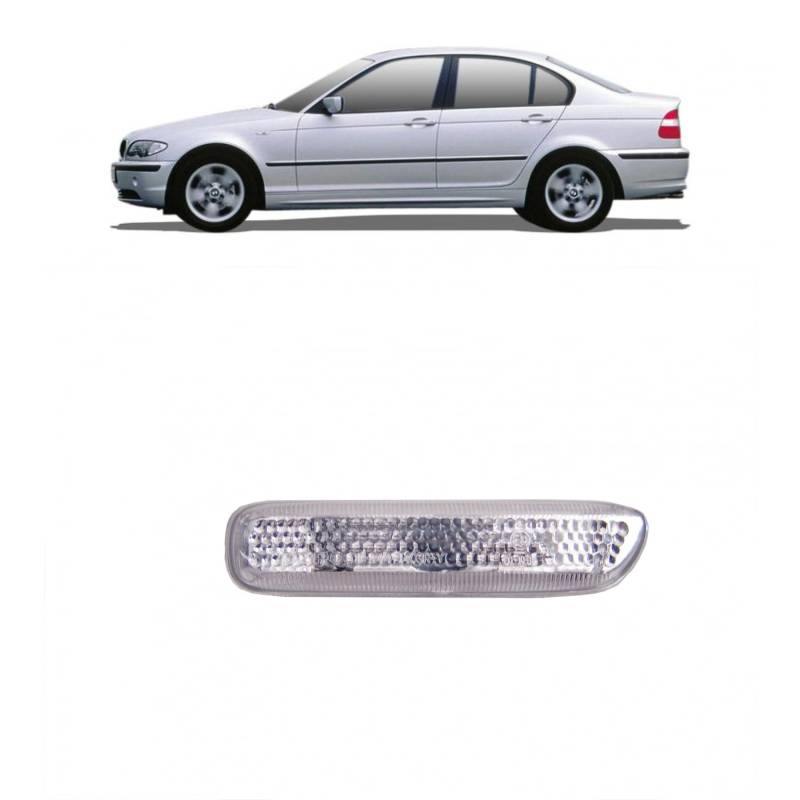 DM Autoteile 140196 Seitenblinker vorne rechts weiß kompatibel für BMW 3er E46 Coupe Cabriolet Touring von DM Autoteile