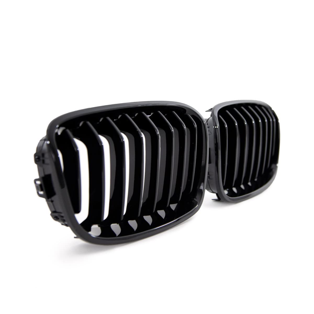 DM Autoteile Set Performance Kühlergrill kompatibel für BMW 1er F20 F21 Bj 11-15 schwarz glanz von DM Autoteile