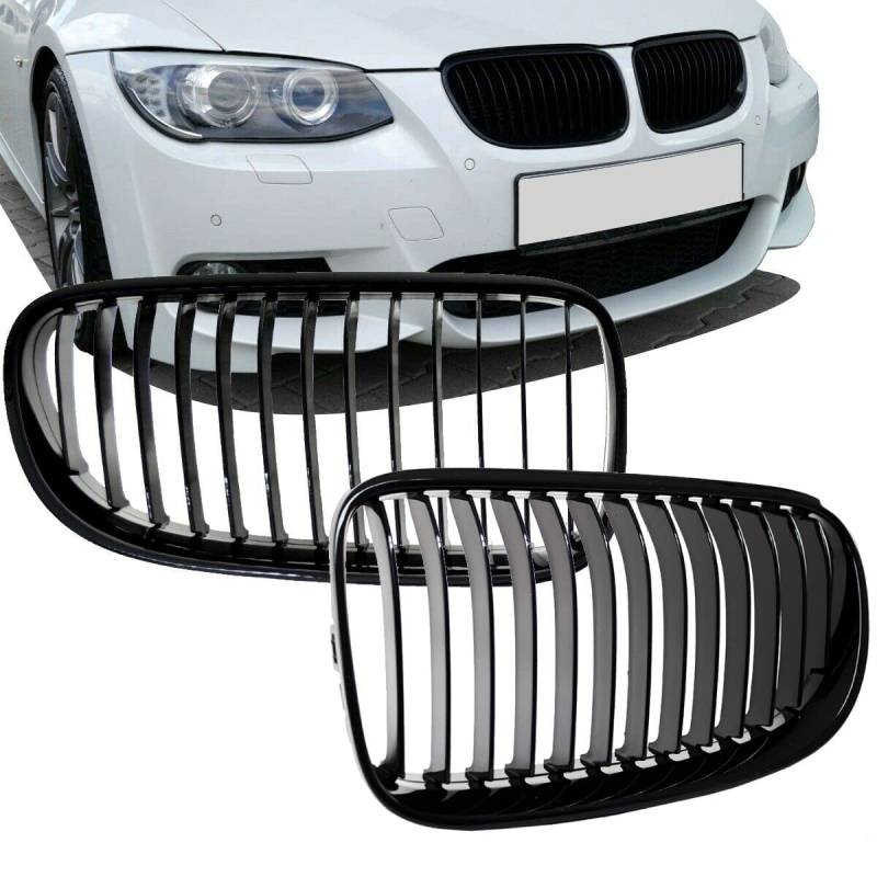 DM Autoteile Sport-Performance Kühlergrill schwarz glanz für 3er E92 E93 LCI Coupe Cabrio Bj 10-13 von DM Autoteile