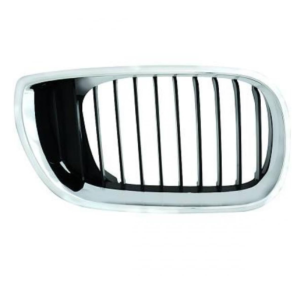 Kühlergrill Chrom Schwarz links kompatibel für BMW 3er (E46) Coupe Cabriolet 1998-2003 DM Autoteile 136915 von DM Autoteile