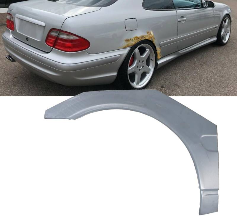 Mercedes CLK W208 Coupe Reparaturblech Kotflügel hinten rechts verzinkt Bj 97-03 DM Autoteile 61030 von DM Autoteile