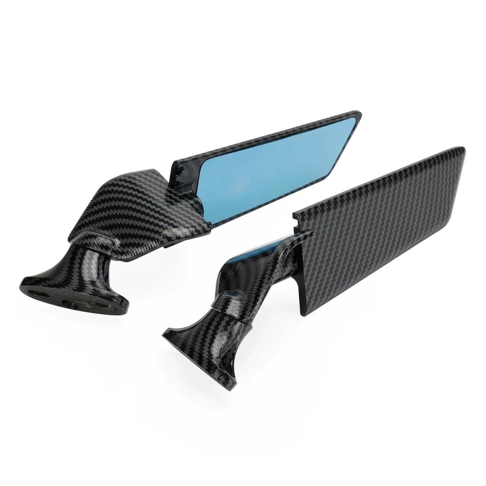 DMAIS Motorrad Rückspiegel Wing Fin Spoiler Seitenrückspiegel Für CBR300R CBR500R 2013–2023 Motorrad Spiegel Rückspiegel von DMAIS