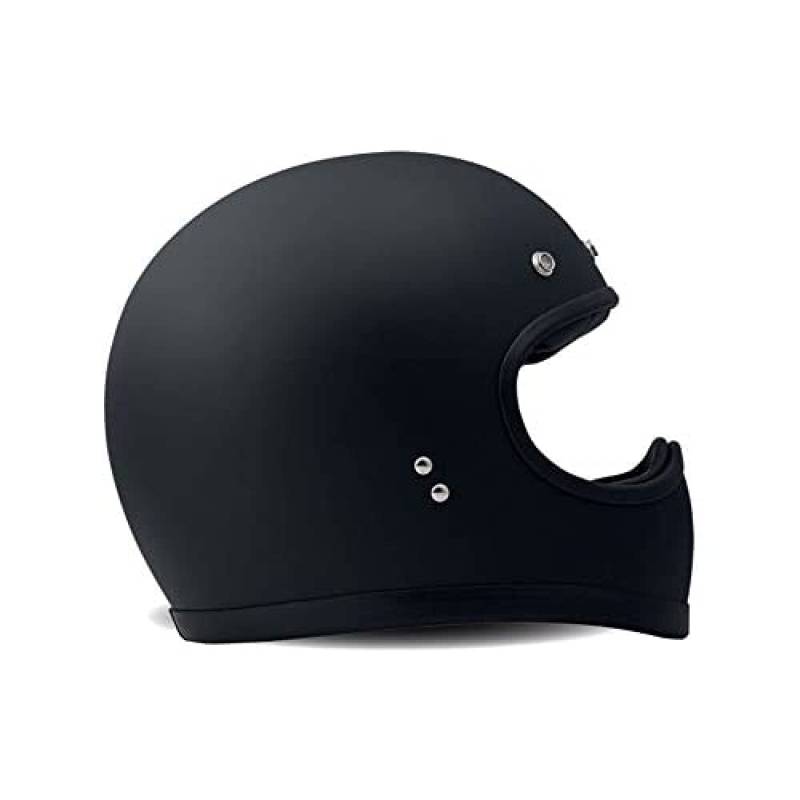 DMD 1FFS10000MB04 Racer Motorradhelm, Mattschwarz, L von DMD