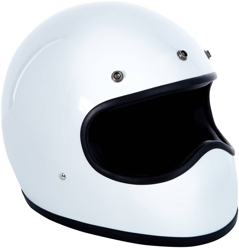 DMD 1FFS10000WH02 Racer Motorradhelm, Weiß, S von DMD