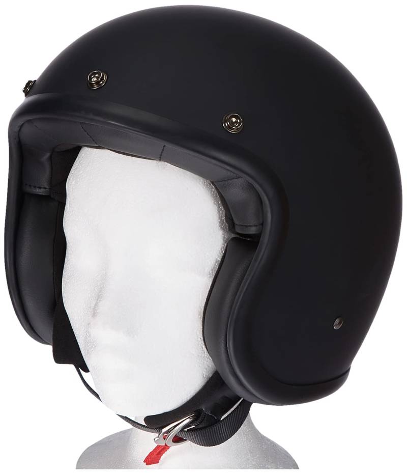 DMD 1JTS30000MB04 Motorradhelm, Schwarz matt von DMD