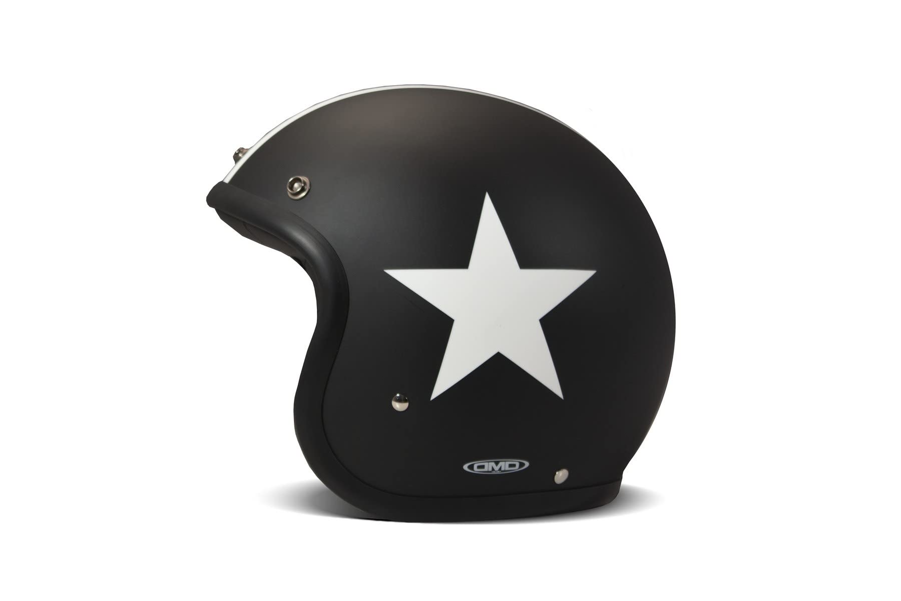 DMD Motorcycle Helmet, Schwarz, Größe XL 59 von DMD