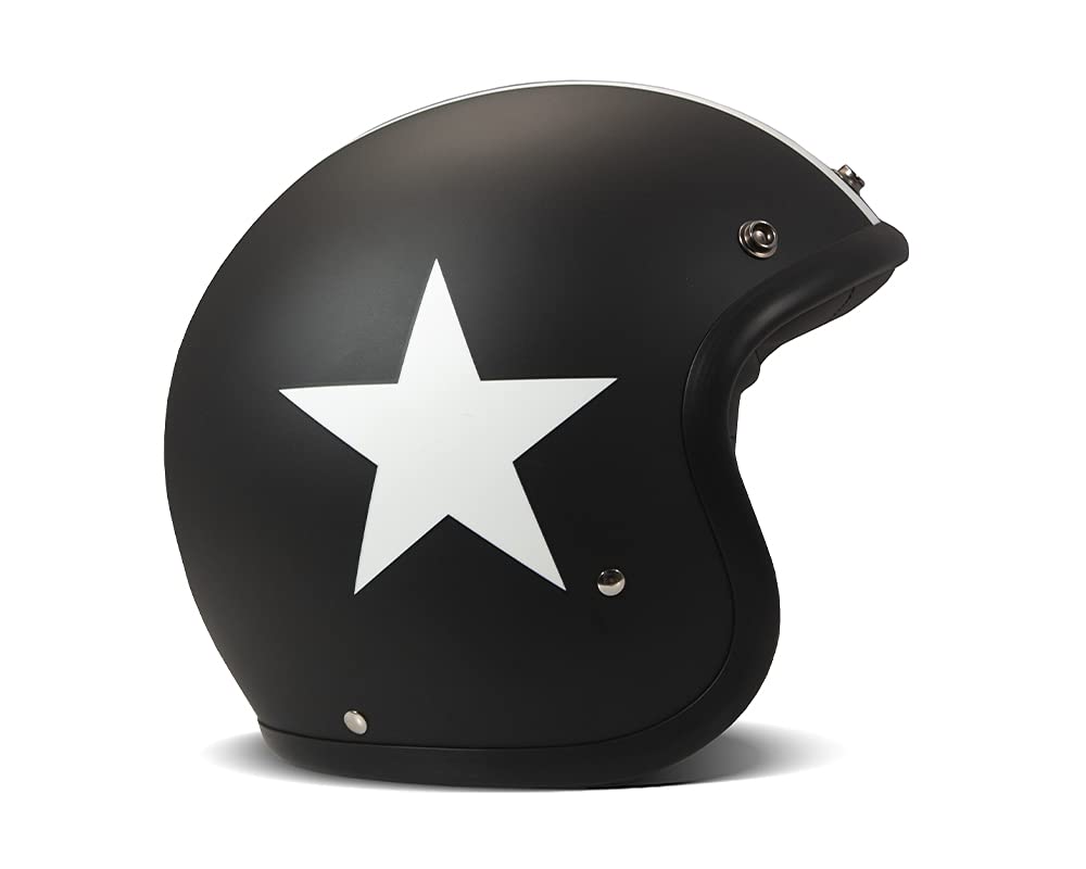 DMD Motorcycle Helmet, Schwarz, Größe L 58 von DMD