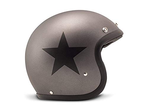 DMD Motorradhelm, Unisex Glitzer, Stunt Silber, XL von DMD