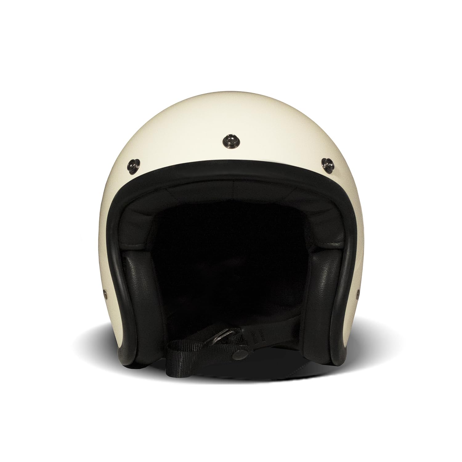 DMD Retro Solid Cream Open Face Helm Jethelm Motorradhelm ECE2206, L von DMD