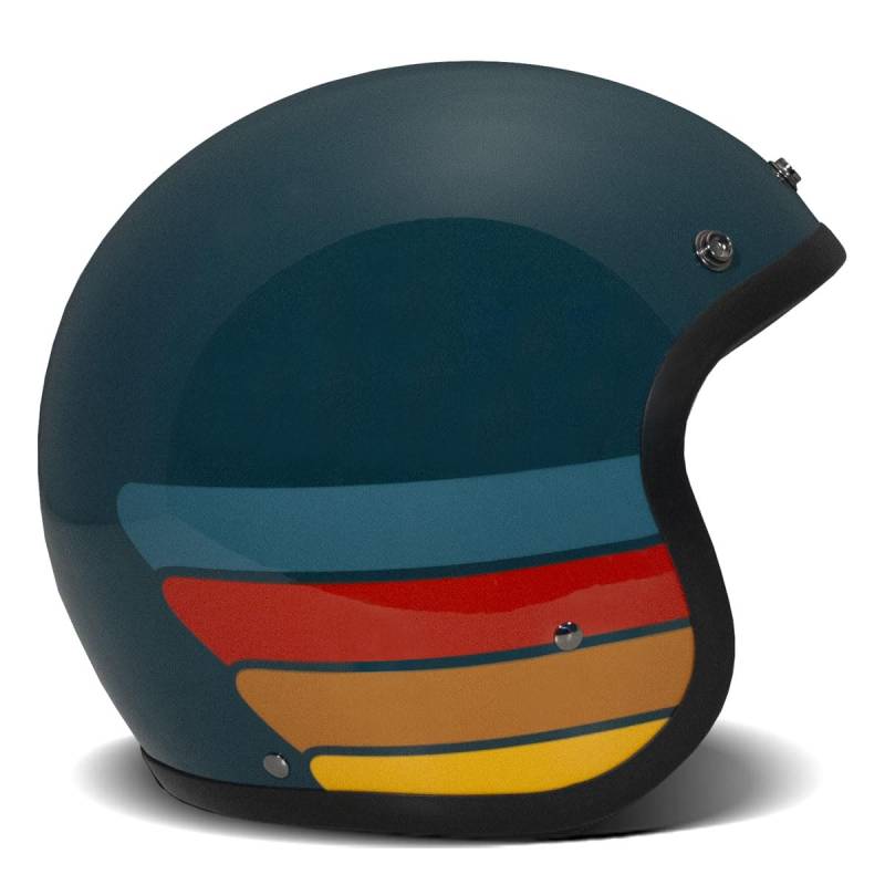 DMD Vintage Petrolhead Open Face Helm Jethelm Motorradhelm, S von DMD