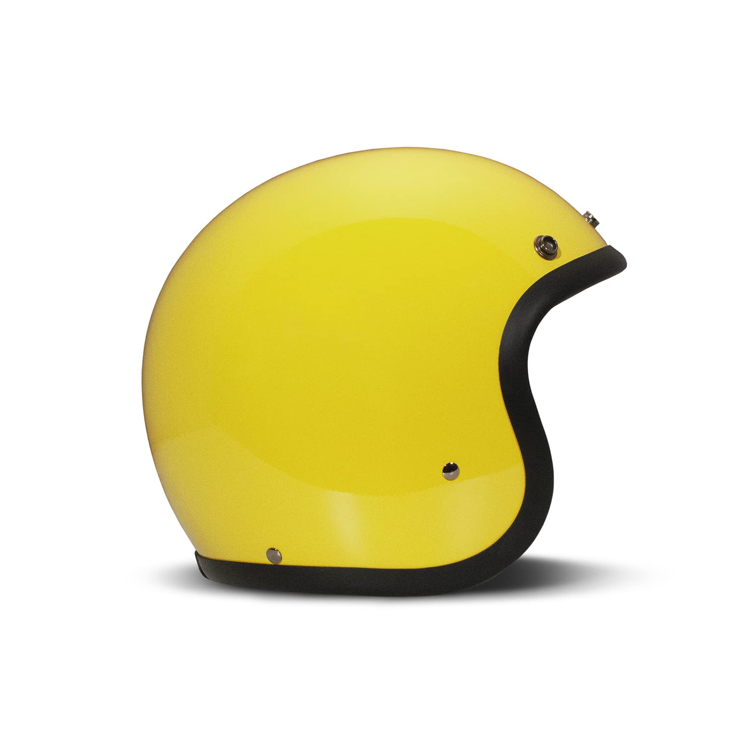 DMD Vintage Solid Yellow Open Face Helm Jethelm Motorradhelm, S von DMD