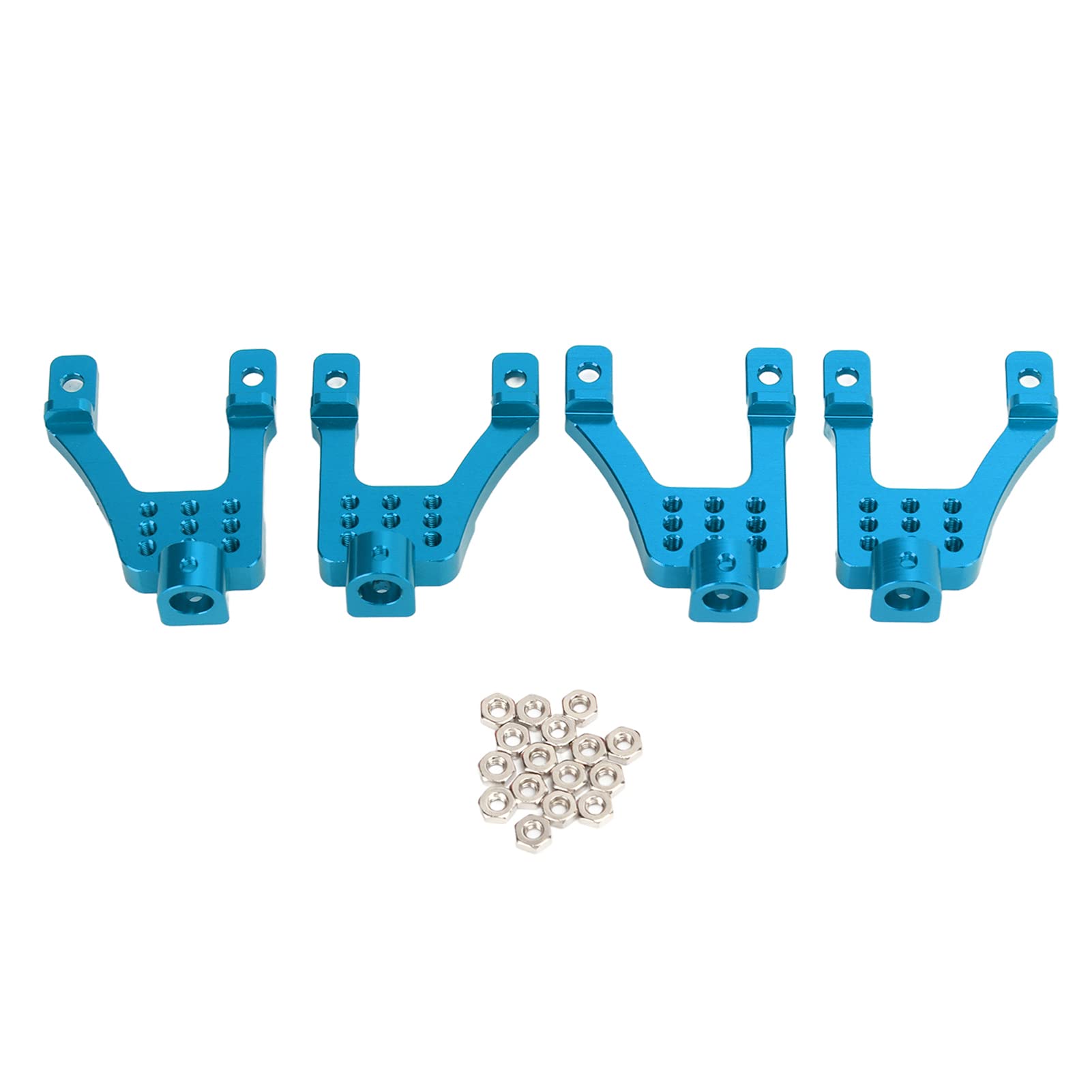 4PCS Kletterwagen Metall Stoßdämpfer Halterung MN86 RC -Auto Ersatz -Upgrade Teile Leichte Aluminiumlegierung (Blue) von DMLENGOIN