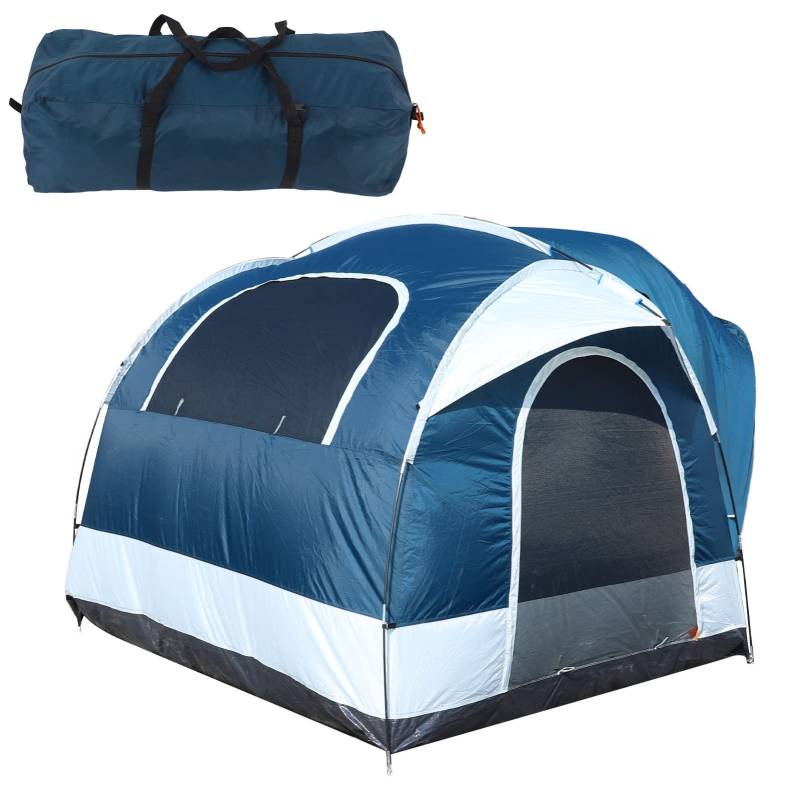 DMLENGOIN 210d Oxford Car Tail Camping Zelt Outdoor Doppelschicht stürmischer Auto Heckklappe Farbton Markiser Zelt von DMLENGOIN