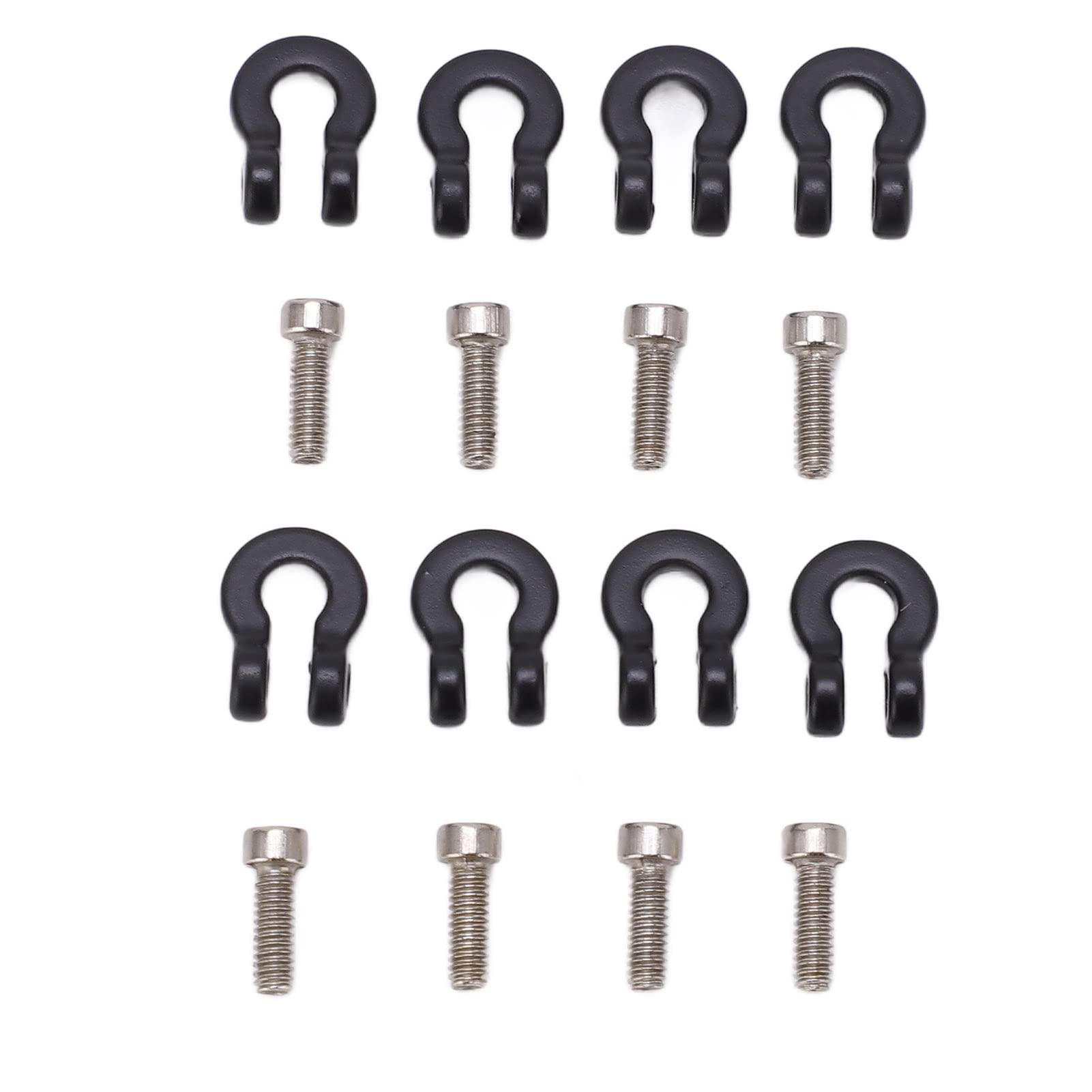 DMLENGOIN 8pcs Metall vorne Heck Stoßstangen Anhänger Haken Schäkel Häppchen Accessoir von DMLENGOIN