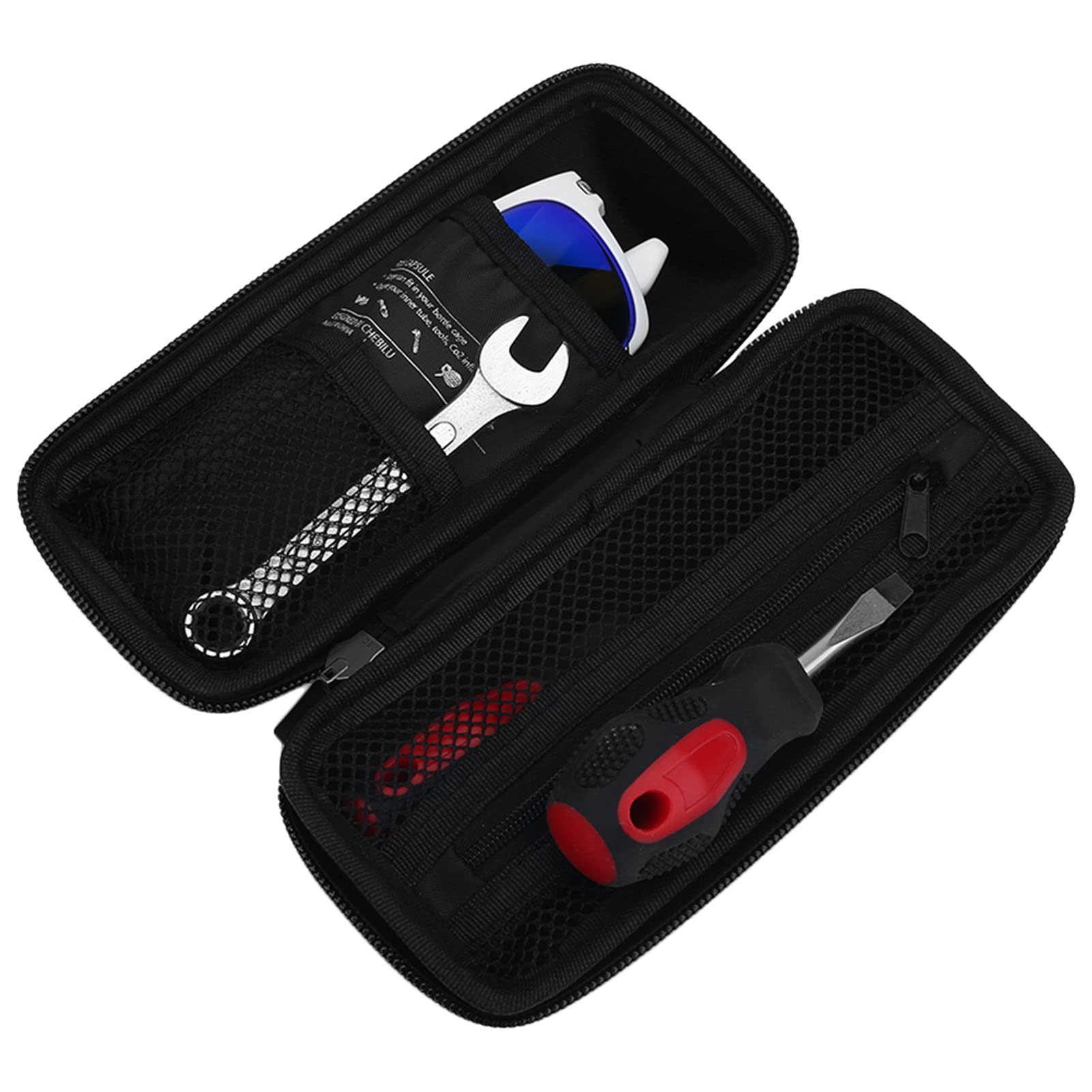 DMLENGOIN Mountain Bike Repair Kit Tool Aufbewahrungstasche Radsport Wartungspaket Box Schwarz für Outdoor -Aktivitäten von DMLENGOIN