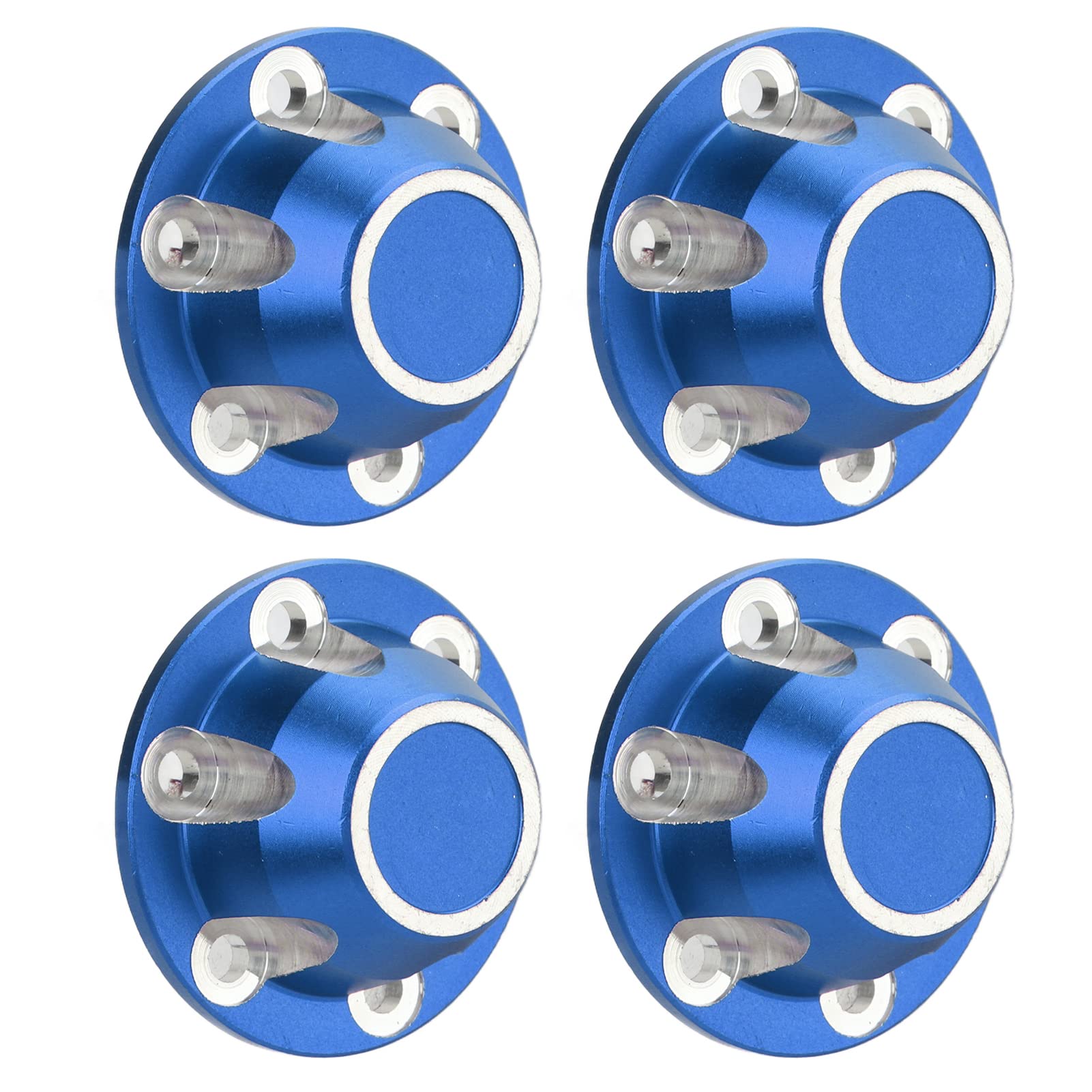 DMLENGOIN RC Tire Lock Cap 4PCS Upgrade -Zubehör für axiale 1/6 SCX6 JLU Fernbedienungsauto (Blau) von DMLENGOIN