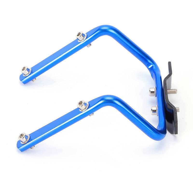 Fahrrad-Sattelstützen-Flaschenhalter-Konverter, doppelter Wasserflaschenhalter-Adapter für Fahrräder (Blau) von DMLENGOIN