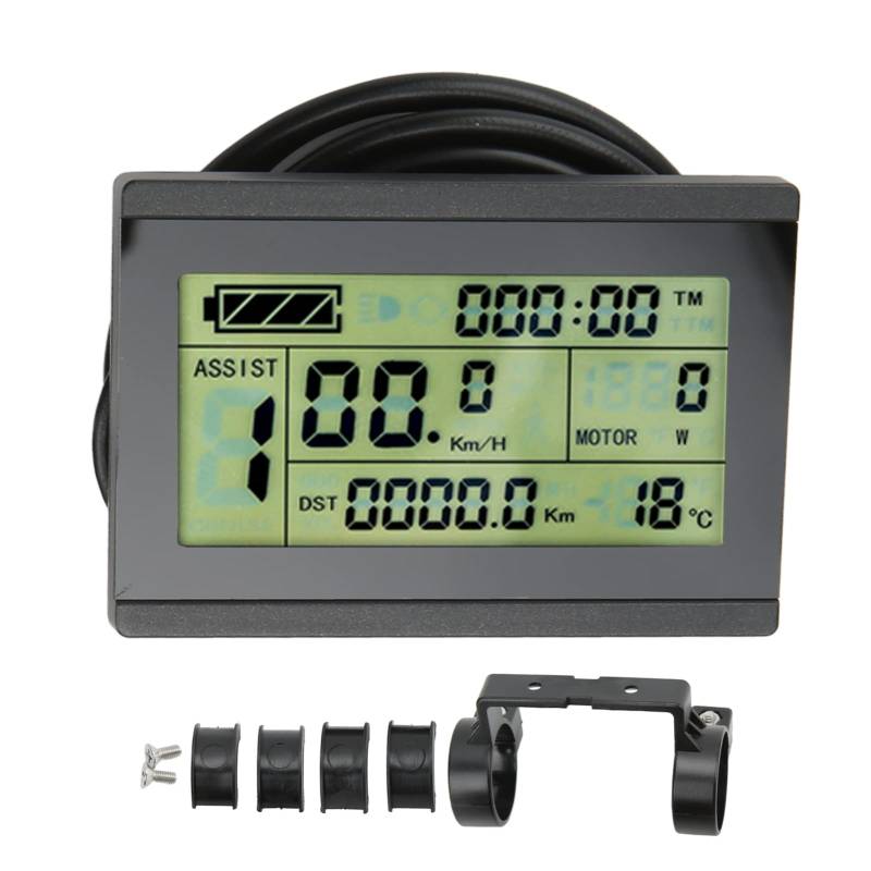 KT LCD3-Display, elektrisch, 72 V, ABS mit SM-Anschluss für KT-Controller von DMLENGOIN