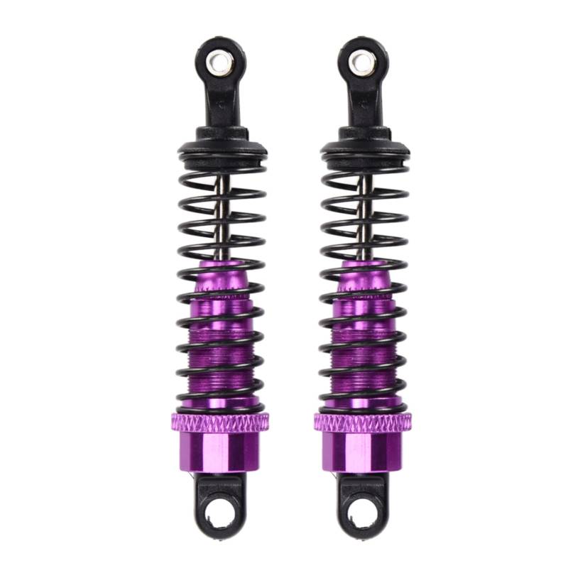 RC -Auto -Stoßdämpfer Hochleistungs -2pcs Aluminiumlegierung Modelldämpfer für RC -Autos (Violett) von DMLENGOIN