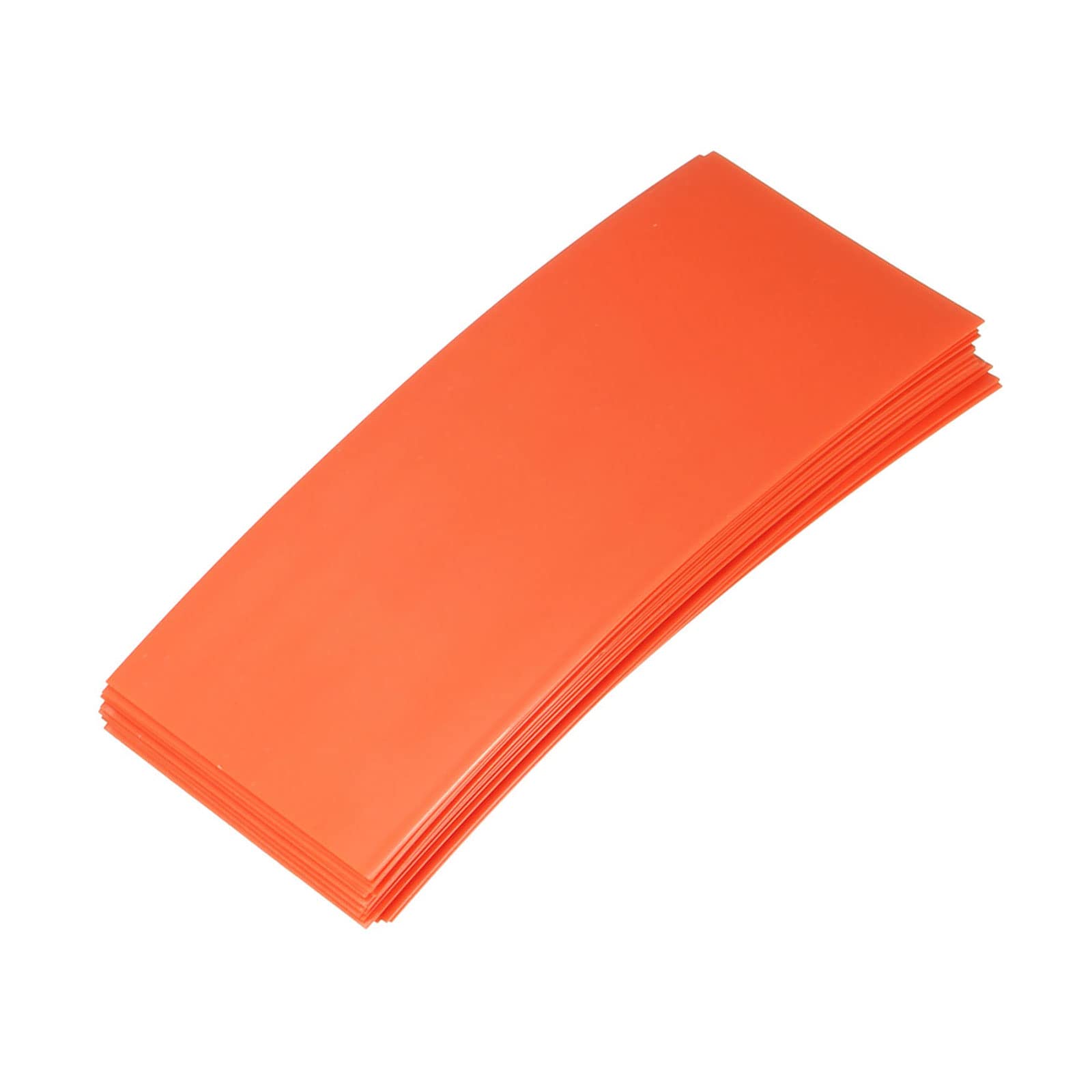 DMiotech 20Stk 29. 5mm Flach 72mm Batterie Muffen PVC Wraps Schrumpfschläuche Kabel Elektrische Isolierung für 18650 Batterie Orange von DMiotech