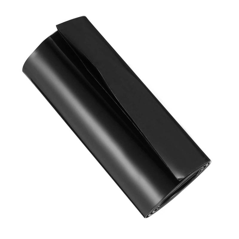 DMiotech 85mm Flach 1m Batterieschutzhüllen PVC Wraps Schrumpfschlauch Isolationsschutz für 18650 Batterie Stücke Schwarz von DMiotech