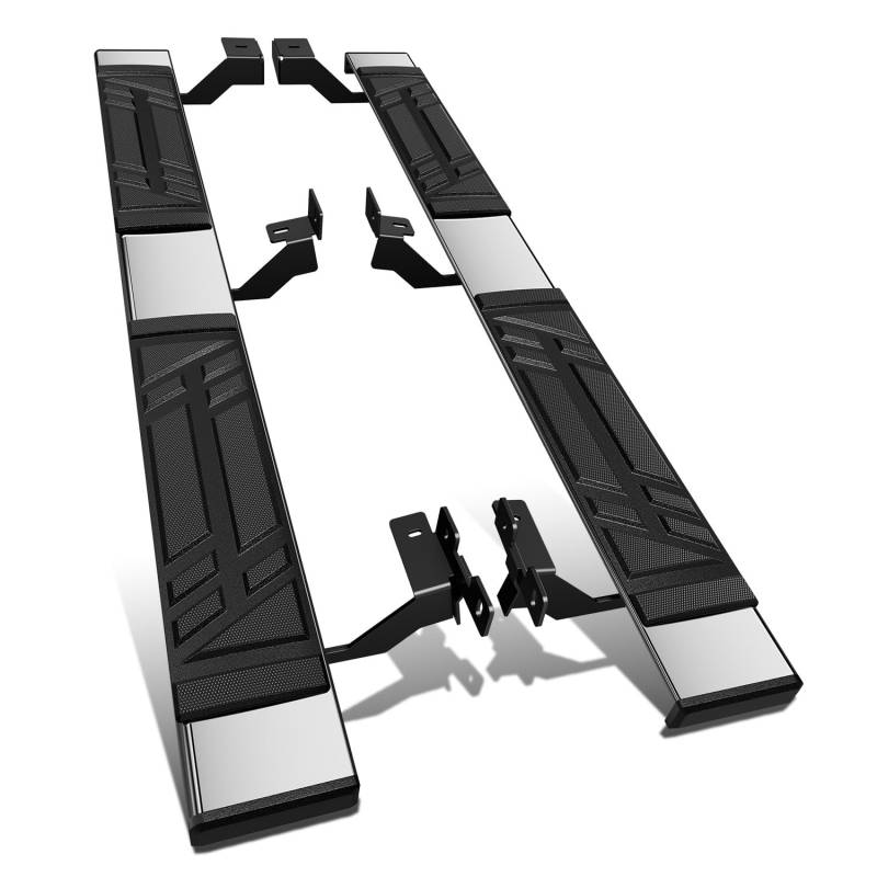 DNA MOTORING 6,5 Zoll Flat Board Seitenstufen Trittbretter Kompatibel mit Lexus RX330 2005-2006 / RX350 2007-2010 / RX400h 2006-2008 / RX450h 2010, STEPB-U-RX10-T1 von DNA MOTORING