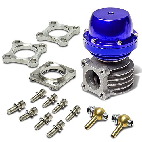 Wastegate Externer Turbo-Verteiler mit Feder, 44 mm/46 mm, Blau von DNA MOTORING